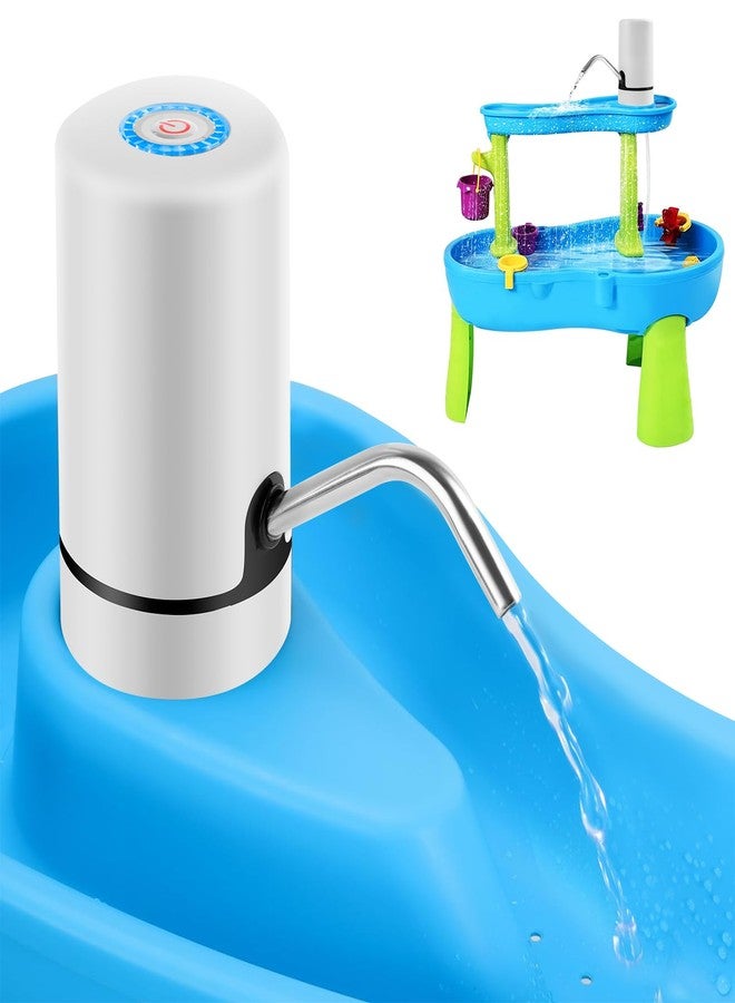 ILMLYTAL Water Table Pump, Cordless & Rechargeable Water Pump for Kids, Water Table Pump for Step 2 Fun Summer Outdoor Water Toys Accessories for Toddlers Kids (White) - Image 1